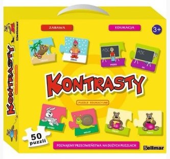 Puzzle edukacyjne Kontrasty ABINO Puzzle edukacyjne Kontrasty ABINO