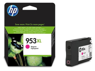Inkoustová cartridge HP 953XL, do tiskárny řady OfficeJet Pro 8210, 8700, purpurová, 1,6k, HP