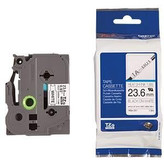 Brother HSe-251, 23.6mm x 1.5m, černý tisk / bílý podklad, originální páska