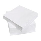 UBROUSKY PRIMA soft 30 x 30 cm, bílé, 1 vrstva, 100 ks