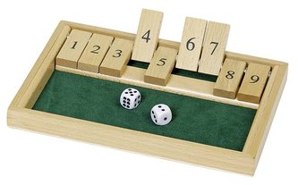 Cestovní hra - Shut the box II
