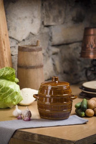 HRNEC KAMENINOVÝ NA NAKLÁDÁNÍ 2,5L + POKLICE