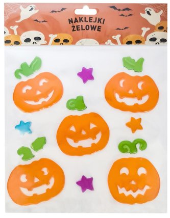 Naklejki żelowe dynie
