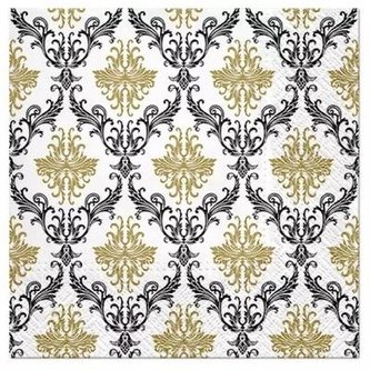 Serwetki Królewski ornament 33x33cm 20szt