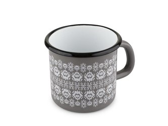 * SMALTOVANÝ HRNEK 9CM 550ML SCANDI