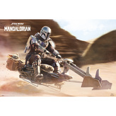 Plakát Star Wars|Hvězdné války TV seriál The Mandalorian: Speeder bike (61 x 91,5 cm) 150g