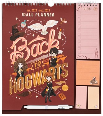 Nástěnný plánovací kalendář 2022/2023 Harry Potter (30 x 34 cm)