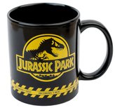 Keramický hrnek Jurassic Park|Jurský park: Žluté logo (objem 350 ml)
