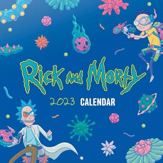 Oficiální kalendář Rick and Morty 2023 s plakátem (SQ 30 x 30|60 cm)