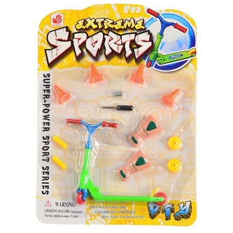 Koloběžka na prst s příslušenstvím