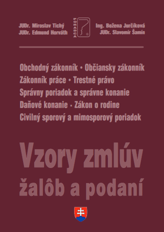 Vzory zmlúv, žalôb a podaní 2022 + editovateľné vzory na CD Vzory zmlúv, žalôb a podaní 2022 + editovateľné vzory na CD