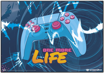 Podložka na stůl Gamer: One More Life (49,5 x 34,5 cm)