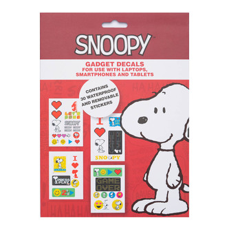 Samolepky na elektroniku Snoopy: Set 30 kusů (14 x 20 cm)