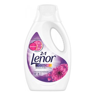 Lenor Color 2v1, Amethyst Bluten, prací gel, 935ml