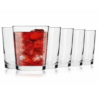 Sada sklenic 9,5cm 250ml na vodu a nápoje 6ks