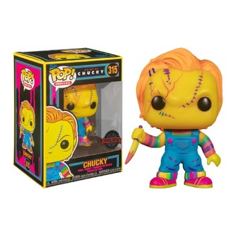 Funko POP Movies: Bride of Chucky - Chucky (Black Light Special Edition)