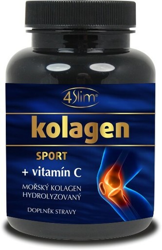 4Slim Kolagen + vitamín C, 90 kapslí