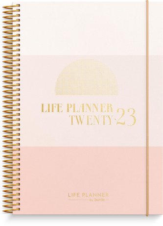 Burde Kalender 2023 Life Planner Pink Horizontal