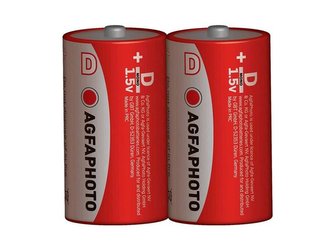 Baterie D (R20) Zn AGFAPHOTO 2ks / shrink