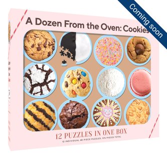 Chronicle books Puzzle Sušenky z trouby 12x48 dílků