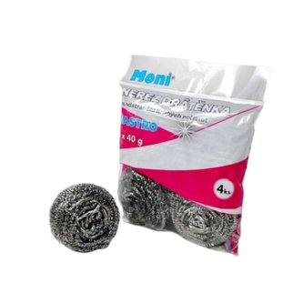 Drátěnka nerez Moni 4 x 40 g