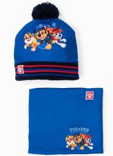 SOUPRAVA ČEPICE  A NÁKRČNÍK TLAPKOVÁ PATROLA - velikost 52