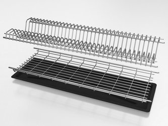 ODKAPÁVAČ NA NÁDOBÍ SKLÁDACÍ 80 STŘÍBRNÝ S PODNOSEM