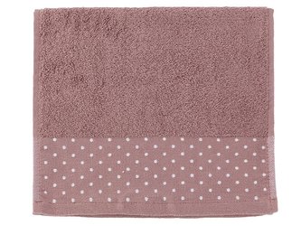 RUČNÍK KROPKI LUX 30X50 TAUPE