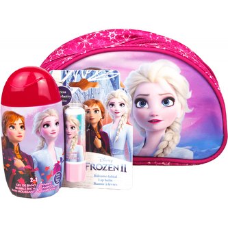 Frozen kabelka s balzámem na rty + 2v1 pěna do koupele a šampon