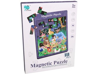 Puzzle magnetické, 30 ks, 22 x 29 cm