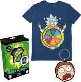 Pánské tričko s přívěskem Rick & Morty: Two Crows (L) modrá bavlna