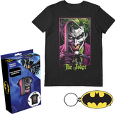 Pánské tričko s přívěskem DC Comics|Batman: Joker Crowbar (L) černá bavlna