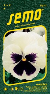 Maceška zahradní - bílá s okem 0,3g