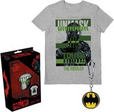 Pánské tričko s přívěskem DC Comics|Batman: The Riddler (M) šedá bavlna