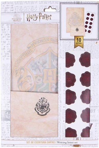 Dopisní sada Harry Potter: dopisní papíry-obálky-samolepky