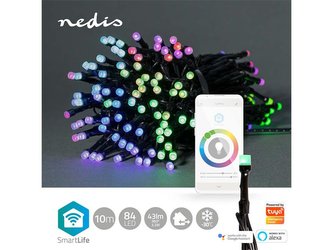 Smart LED vánoční řetěz NEDIS WIFILX01C84 10m WiFi Tuya Smart LED vánoční řetěz NEDIS WIFILX01C84 10m WiFi Tuya