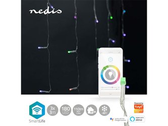 Smart LED vánoční řetěz NEDIS WIFILXC01C180 3m WiFi Tuya Smart LED vánoční řetěz NEDIS WIFILXC01C180 3m WiFi Tuya