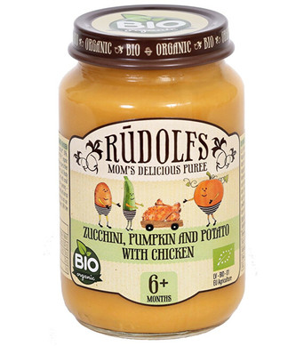 Rudolfs Cuketa, dýně, brambory s kuřecím masem BIO 190 g