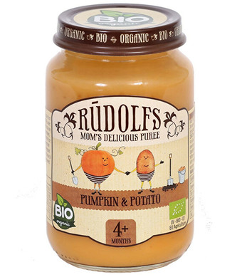 Rudolfs Příkrm dýně a brambory BIO 190 g