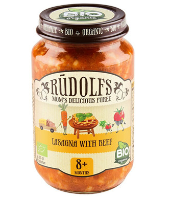 Rudolfs Lasagne s hovězím masem BIO 190 g