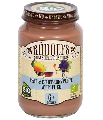 Rudolfs Hruška, borůvky, tvaroh BIO 190 g