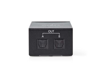 Rozbočovač Toslink NEDIS ASPL2512BK