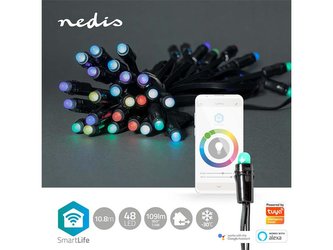 Smart LED vánoční řetěz NEDIS WIFILP01C48 10,8m WiFi Tuya Smart LED vánoční řetěz NEDIS WIFILP01C48 10,8m WiFi Tuya