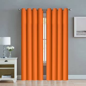 Dekorační závěs ERIC pomerančová 145x250 cm (cena za 1 kus) MyBestHome