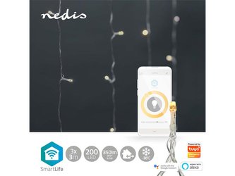 Smart LED vánoční řetěz NEDIS WIFILXC01W200 3m WiFi Tuya Smart LED vánoční řetěz NEDIS WIFILXC01W200 3m WiFi Tuya