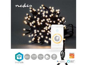 Smart LED vánoční řetěz NEDIS WIFILX01W200 20m WiFi Tuya Smart LED vánoční řetěz NEDIS WIFILX01W200 20m WiFi Tuya