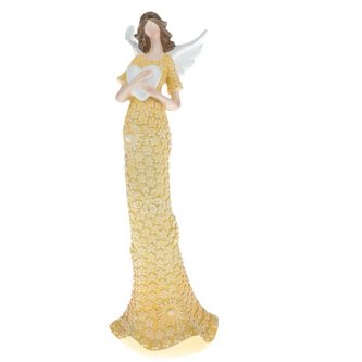 Polyresinový anděl se srdíčkem, 1/24