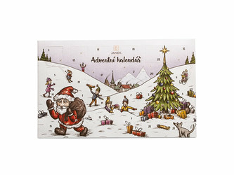 Čokoládovna Janek Dětský čokoládový adventní kalendář 170 g