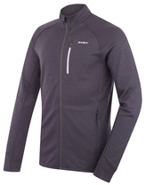 Pánská mikina z merino vlny Alou M graphite - XL