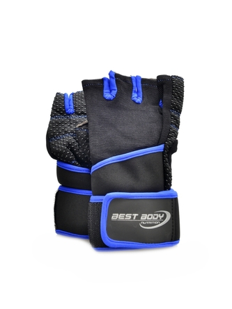 Best Body nutrition - Fitness rukavice Fun modré - velikost XL